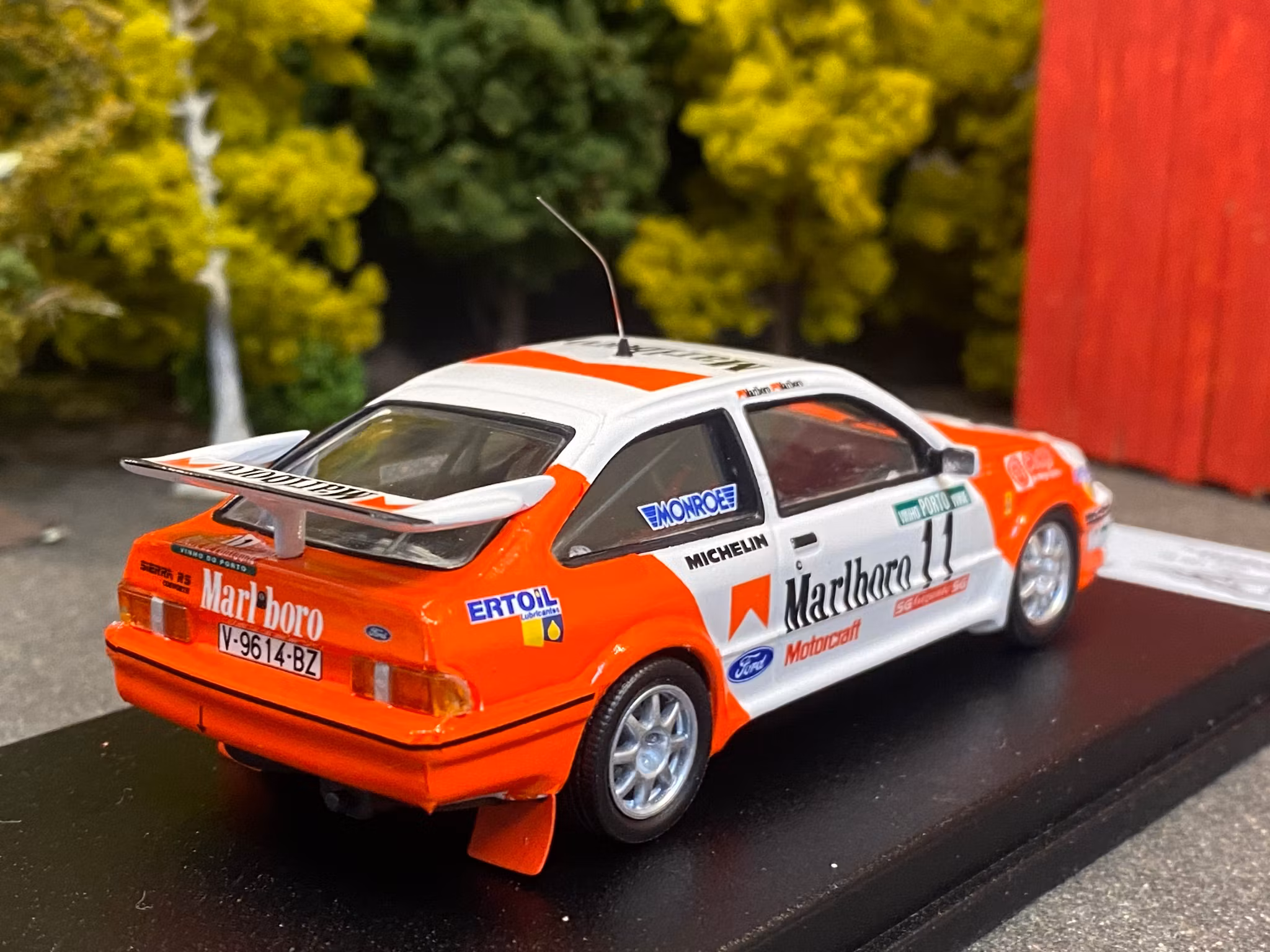 Skala 1/43 Ford Sierra RS Cosworth C Sainz/A Boto, Rally of Portugal 87' f Troféu