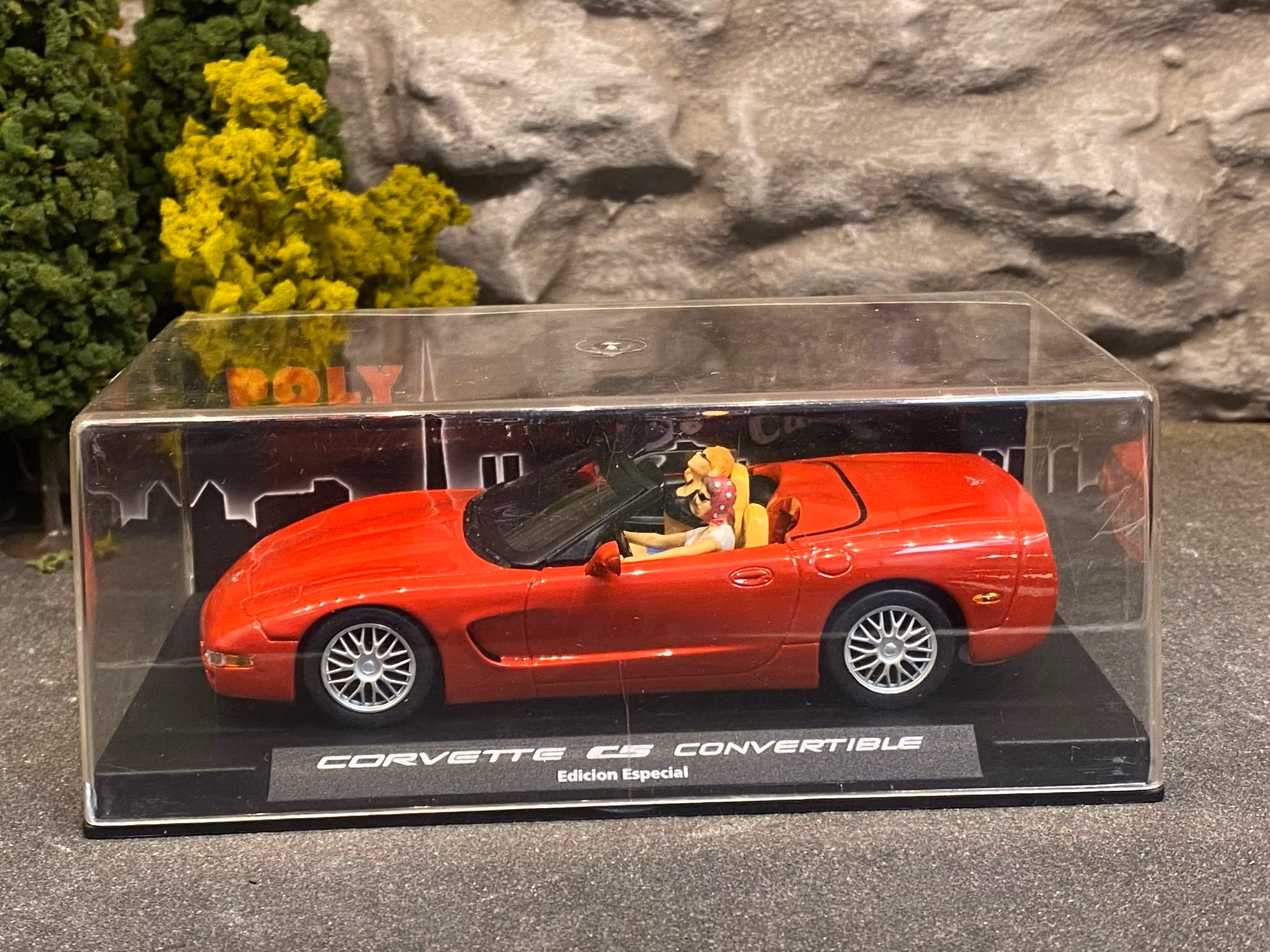 Scale 1/32 Analogue FLY slotcar: Chevrolet Corvette C5 Z06, Red Convertible