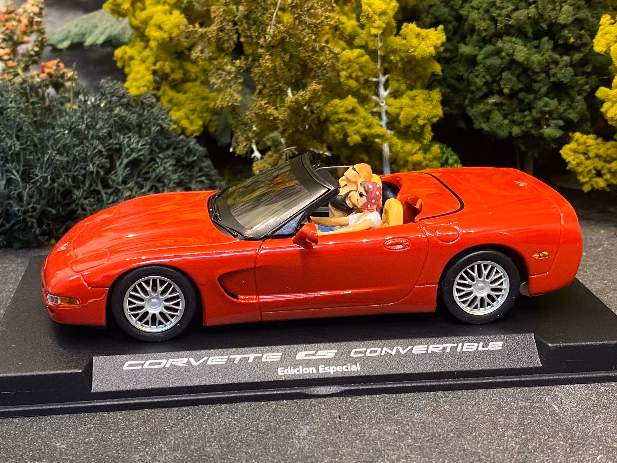 Scale 1/32 Analogue FLY slotcar: Chevrolet Corvette C5 Z06, Red Convertible