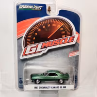 Skala 1/64 Chevrolet Camaro SS 369 1967 "GL Muscle" från Greenlight