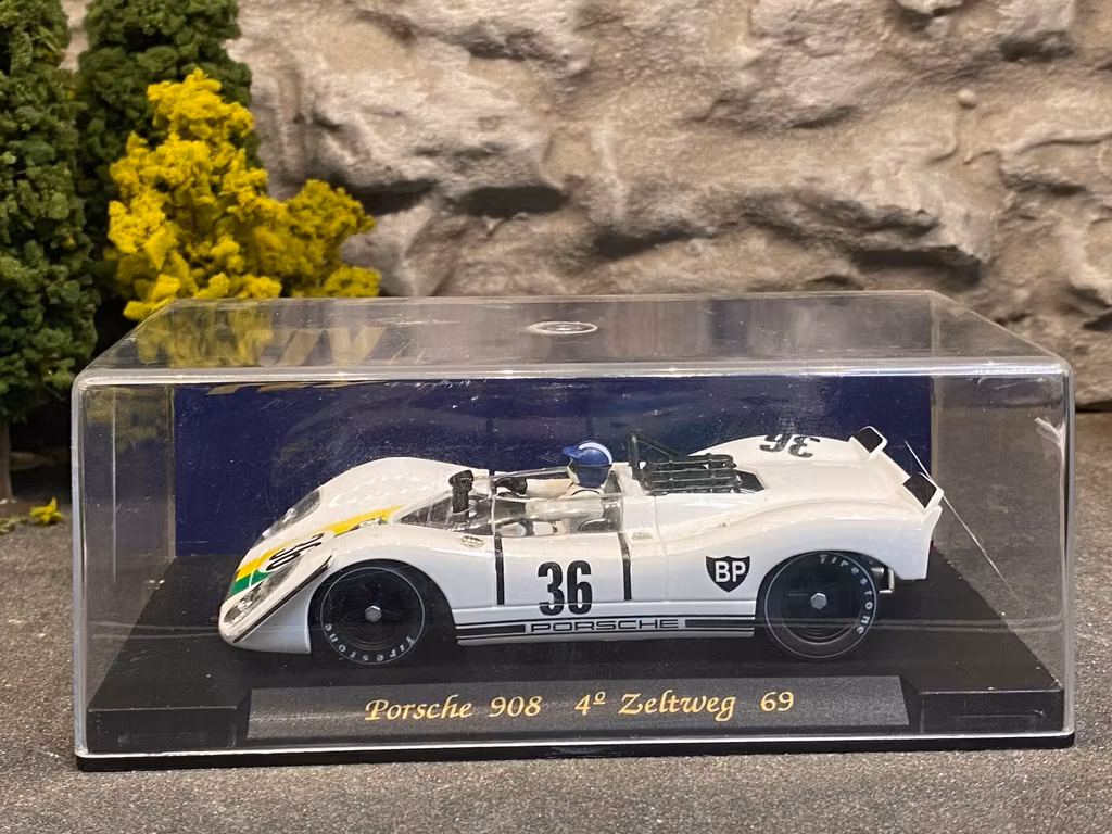 Scale 1/32 Analogue FLY slotcar: Porsche 908 4th Zeltweg 1969' #36