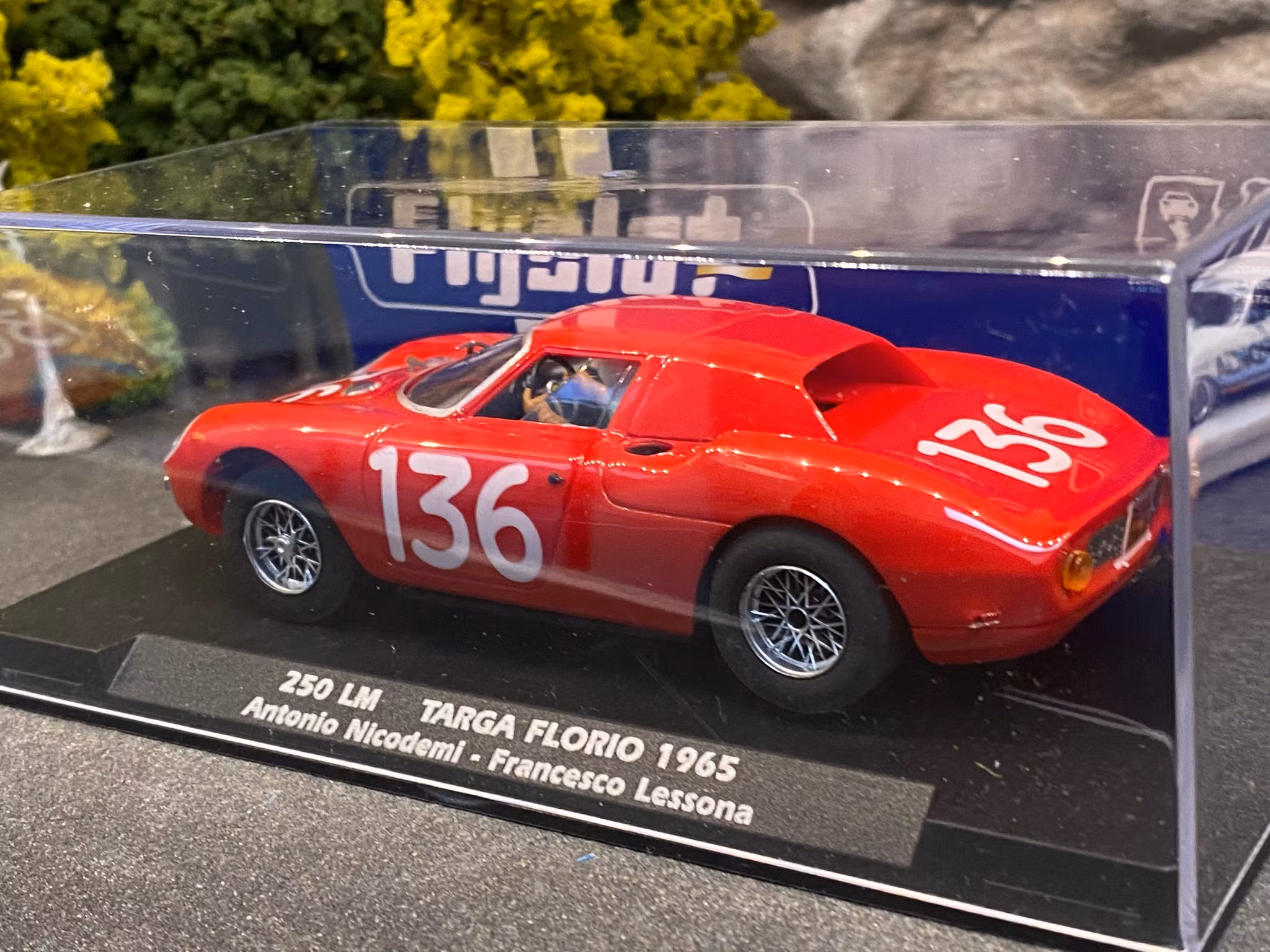 Scale 1/32 Analogue FLY slotcar: 250LM Targa Florio 1965