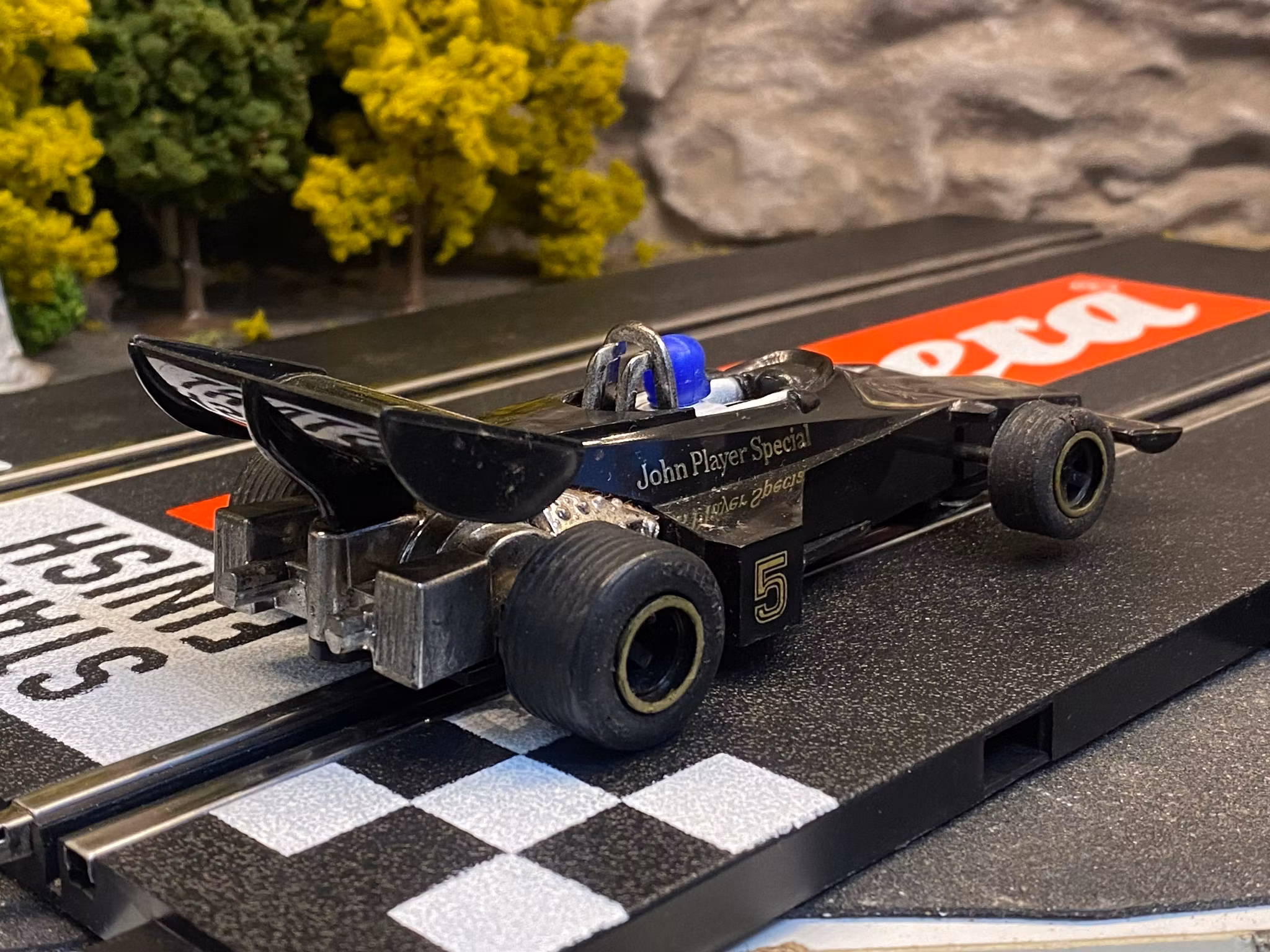 Skala 1/32 Used Analoge slotcar: Lotus "John Player Special" C125 fr Scalextric