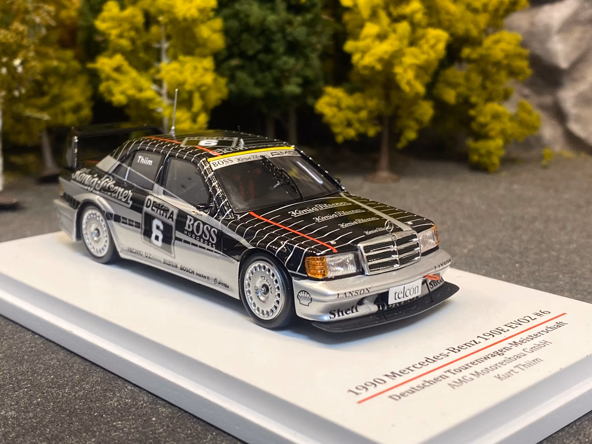 Skala 1/43 Mercedes-Benz 190E Evo2 #6 1990' fr TSM-Model