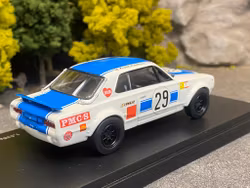 Skala 1/43 Nissan Skyline 2000 GT-R -72 (KPGC10) Limited Edition fr Kyosho