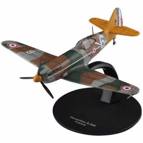Scale 1/72 Dewoitine D.520, French Air Force, WW II fr DeAgostini