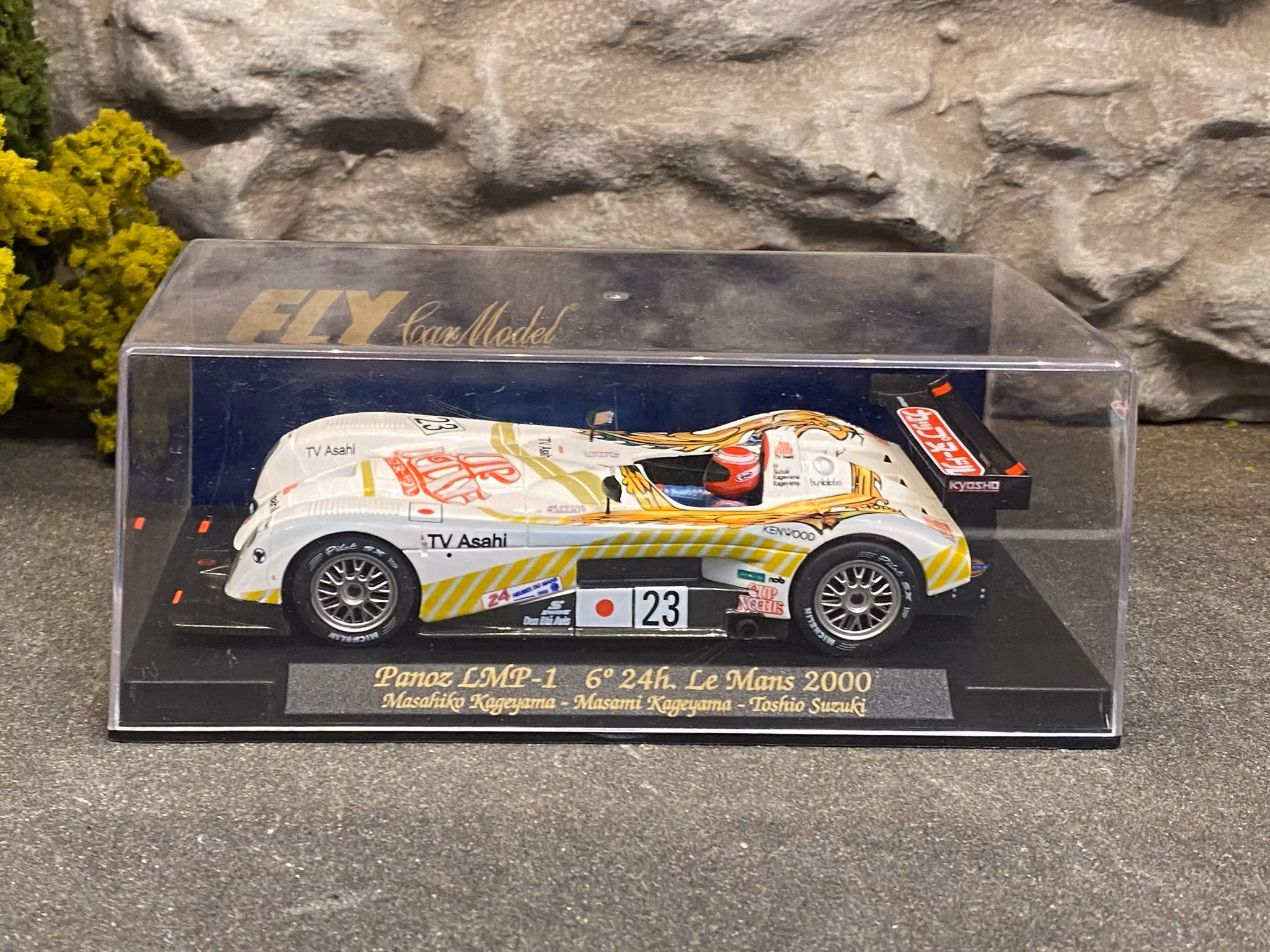 Scale 1/32 Analogue FLY slotcar: Panoz LMP-1 #23 24h Le Mans 2000