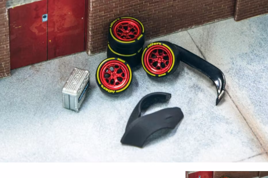 Skala 1/64 Wheels & Accessories Rotiform HUR Designed for RWB models fr TARMAC works