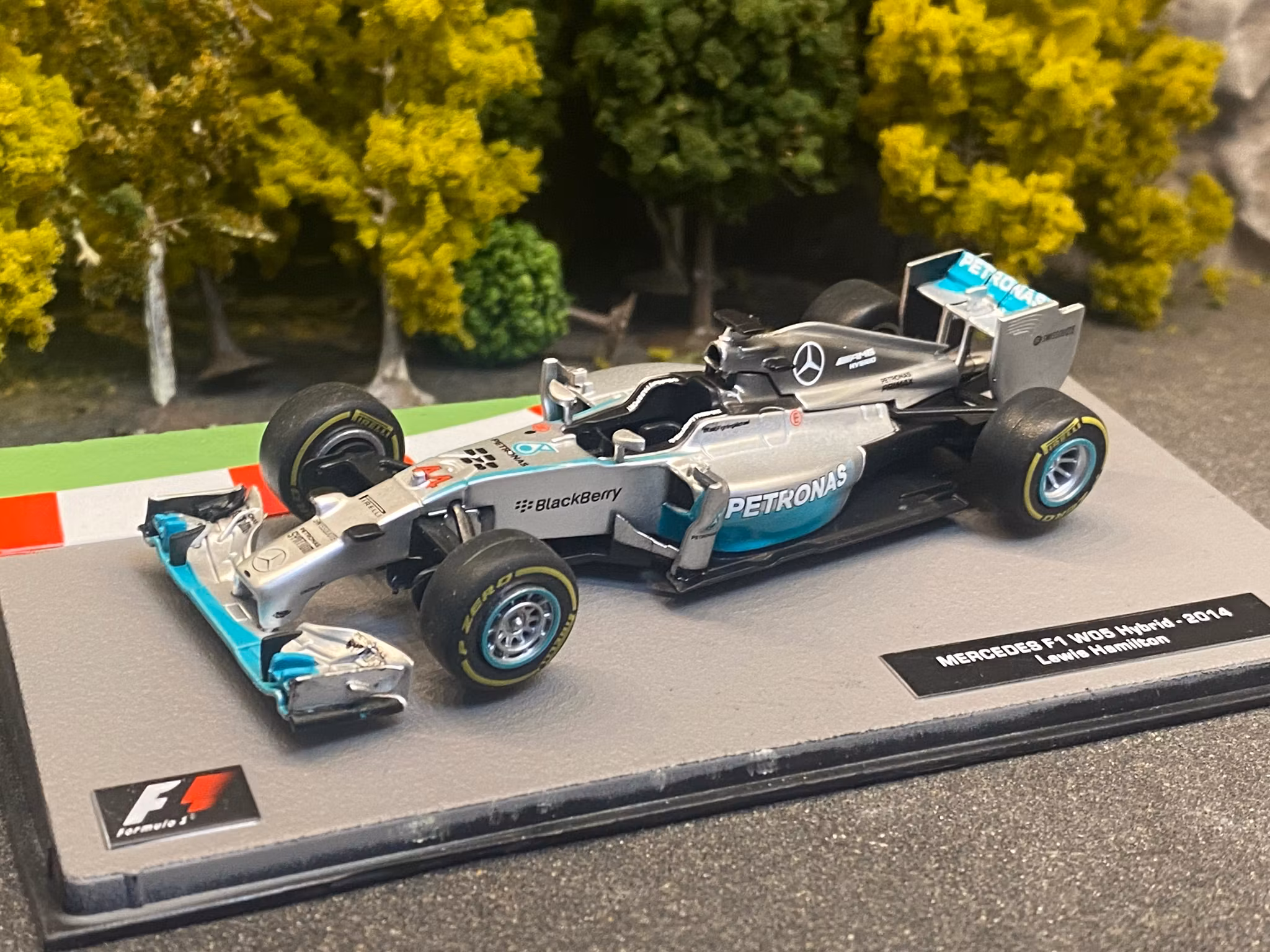 Skala 1/43 Mercedes F1 W05 Hybrid 2014 - Lewis Hamilton fr Altaya