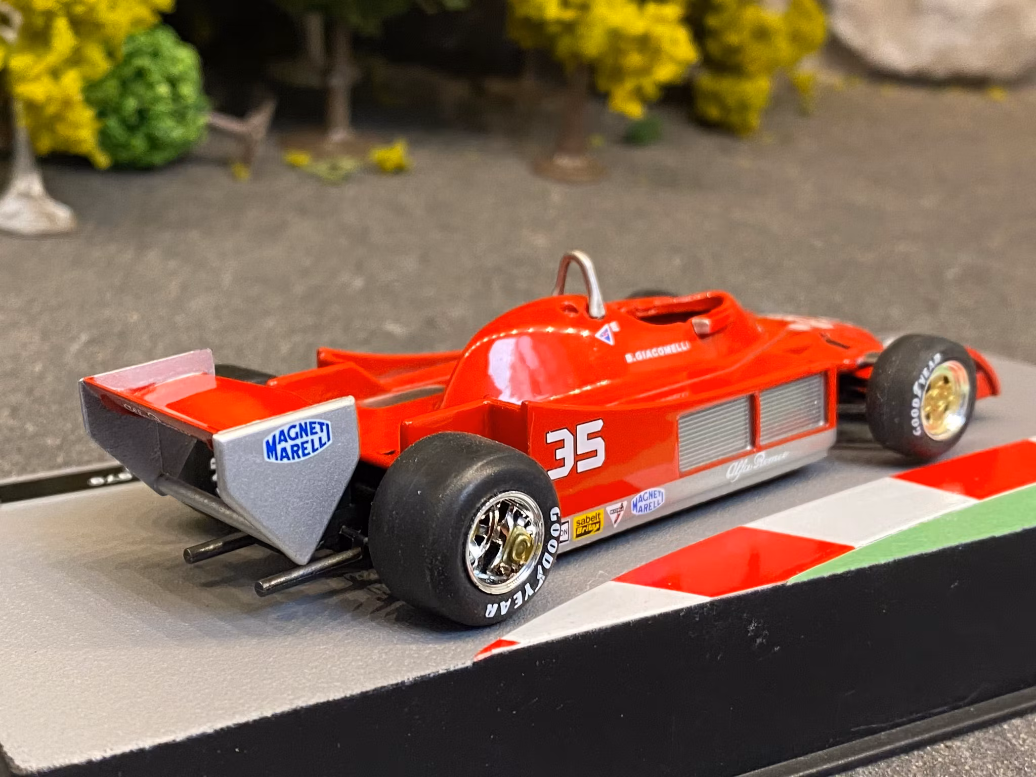 Skala 1/43 Alfa Romeo 177, 1979 - Bruno Giacomelli fr Altaya