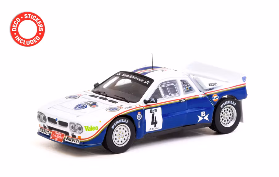 Skala 1/64 Lancia 037 Rally - Rally Costa Brava 1985 fr TARMAC WORKS