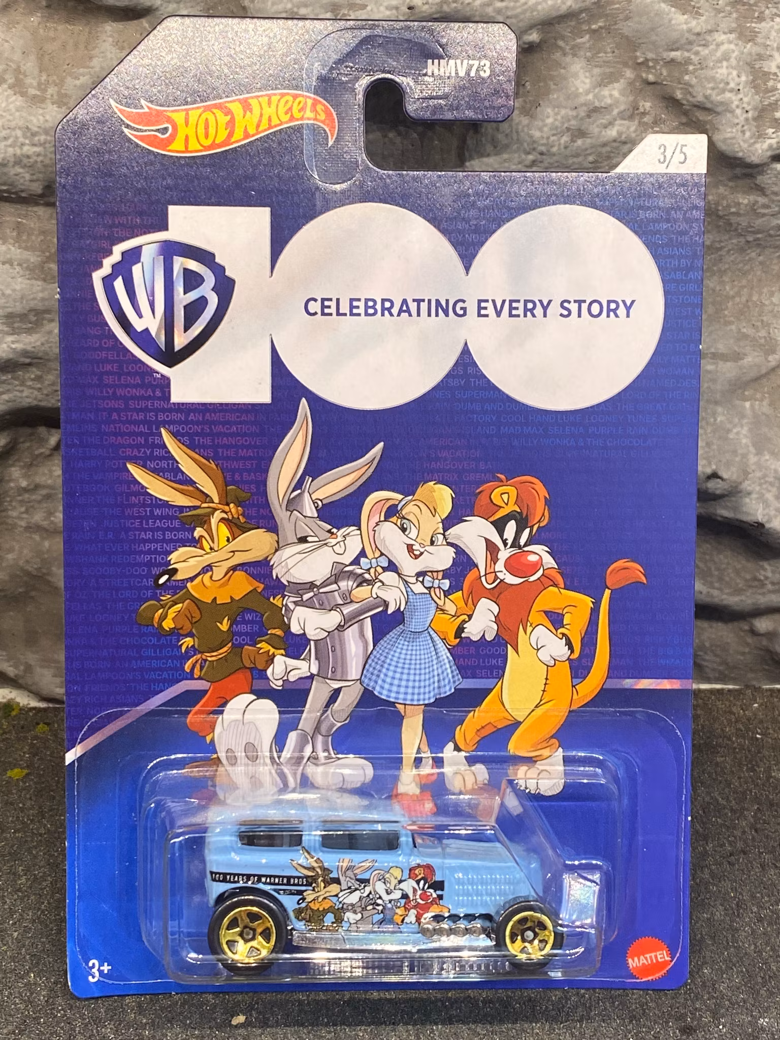 Skala 1/64 Hot Wheels - WB 100 years - Midnight Otto