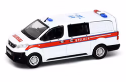 Skala 1/64 Peugeot Expert (AM7441) Hong Kong Police fr Tiny Toys