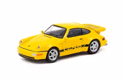 Skala 1/64 Porsche 911 Turbo, yellow - COLLAB64 Tarmac/Schuco