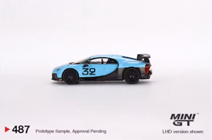 Skala 1/64 - Bugatti Chiron Pur Sport, Grand Prix fr MINI GT