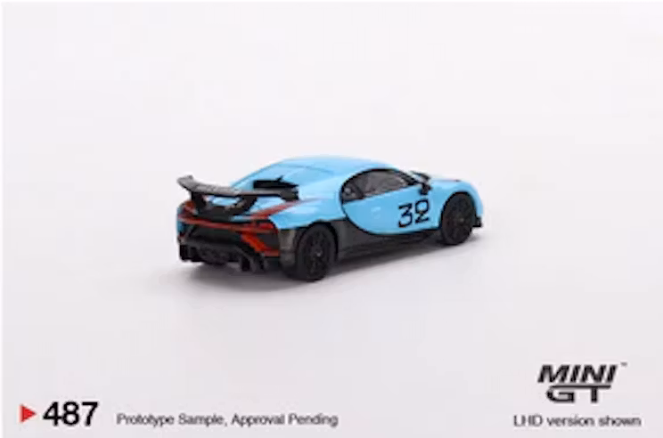 Skala 1/64 - Bugatti Chiron Pur Sport, Grand Prix fr MINI GT