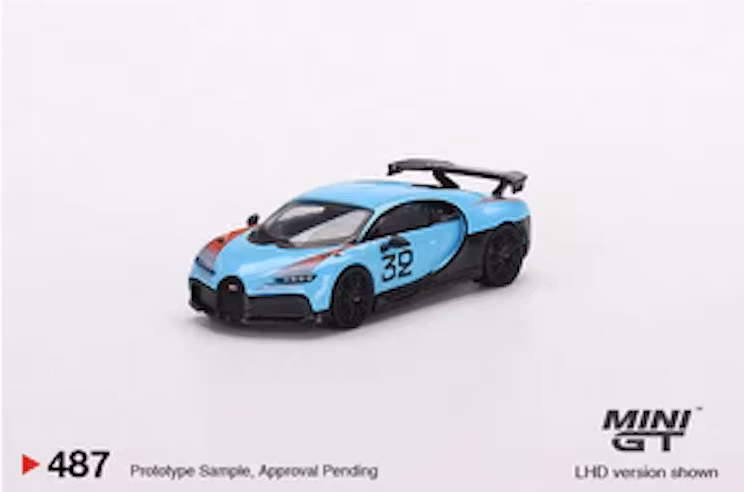 Skala 1/64 - Bugatti Chiron Pur Sport, Grand Prix fr MINI GT