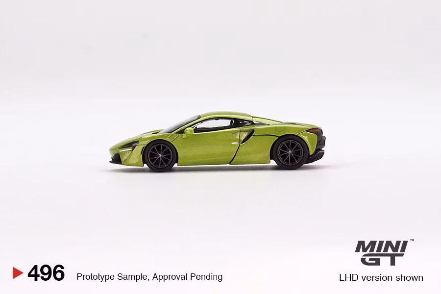 Skala 1/64 McLaren Artura, Flux Green fr MINI GT