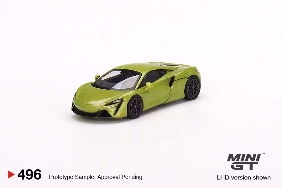 Skala 1/64 McLaren Artura, Flux Green fr MINI GT
