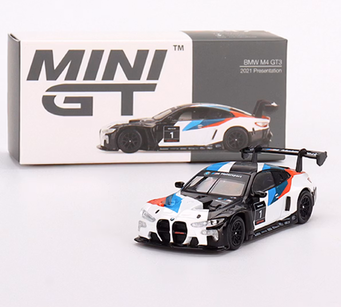 Skala 1/64 - BMW M4 GT3 2021 Presentation fr MINI GT