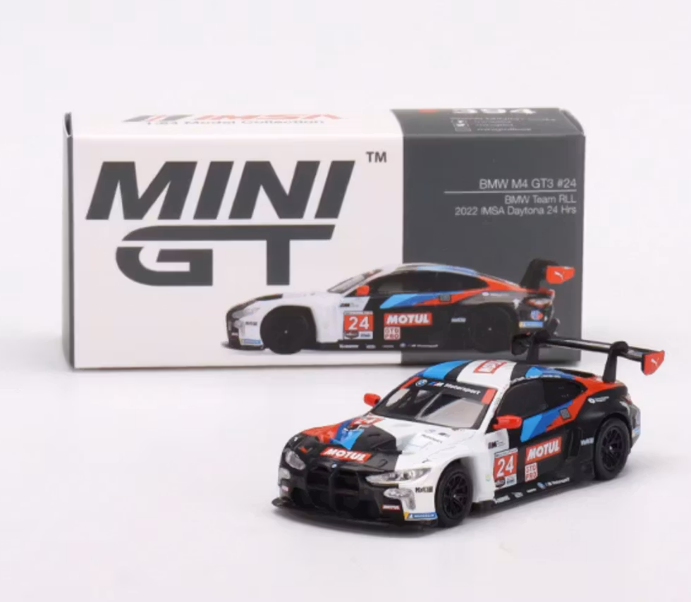 Skala 1/64 - BMW M4 GT3 #24 2022 IMSA Daytona 24 Hrs fr MINI GT