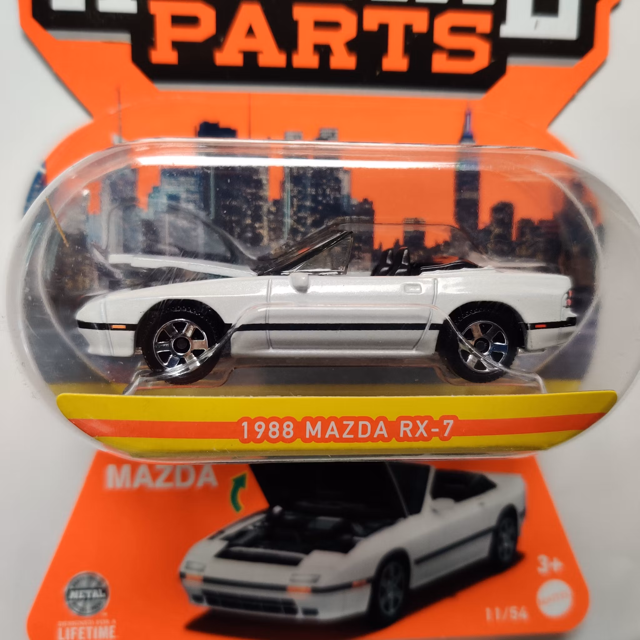 Skala 1/64 Matchbox - Mazda RX-7 Cabriolet 1988'