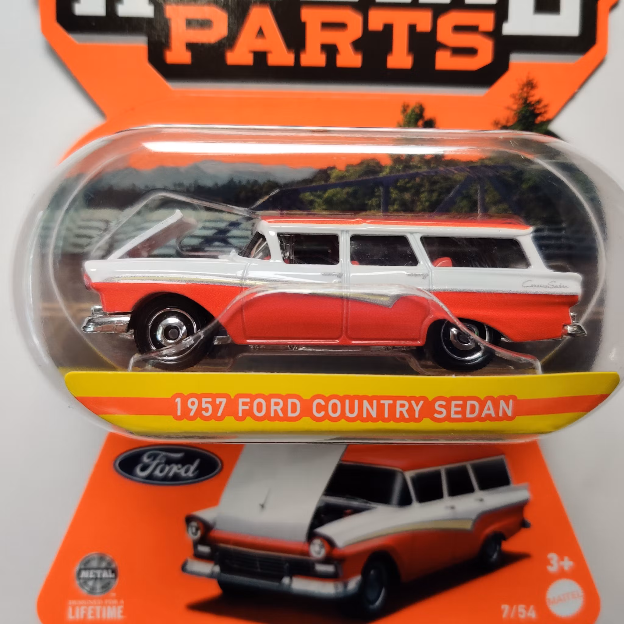 Skala 1/64 Matchbox "Moving parts" - Ford Country Sedan 1957