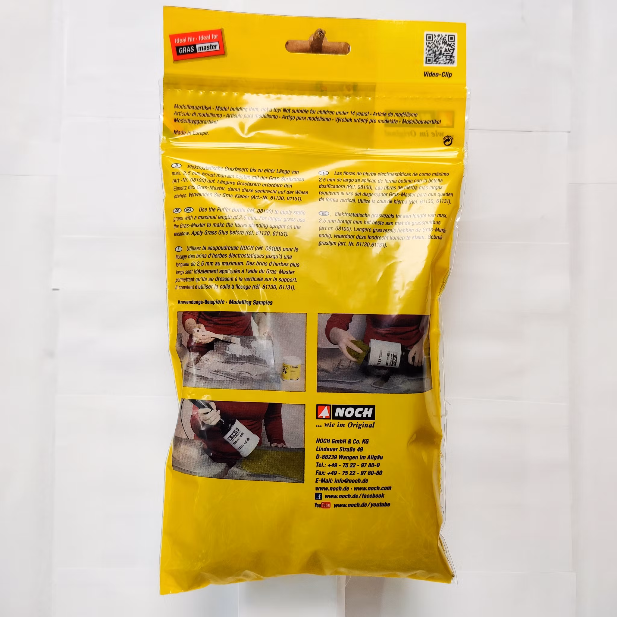 NOCH 07110 Strömaterial Vildgräs XL äng 12mm/Scatter Wild grass XL Meadow 12mm 40 gram