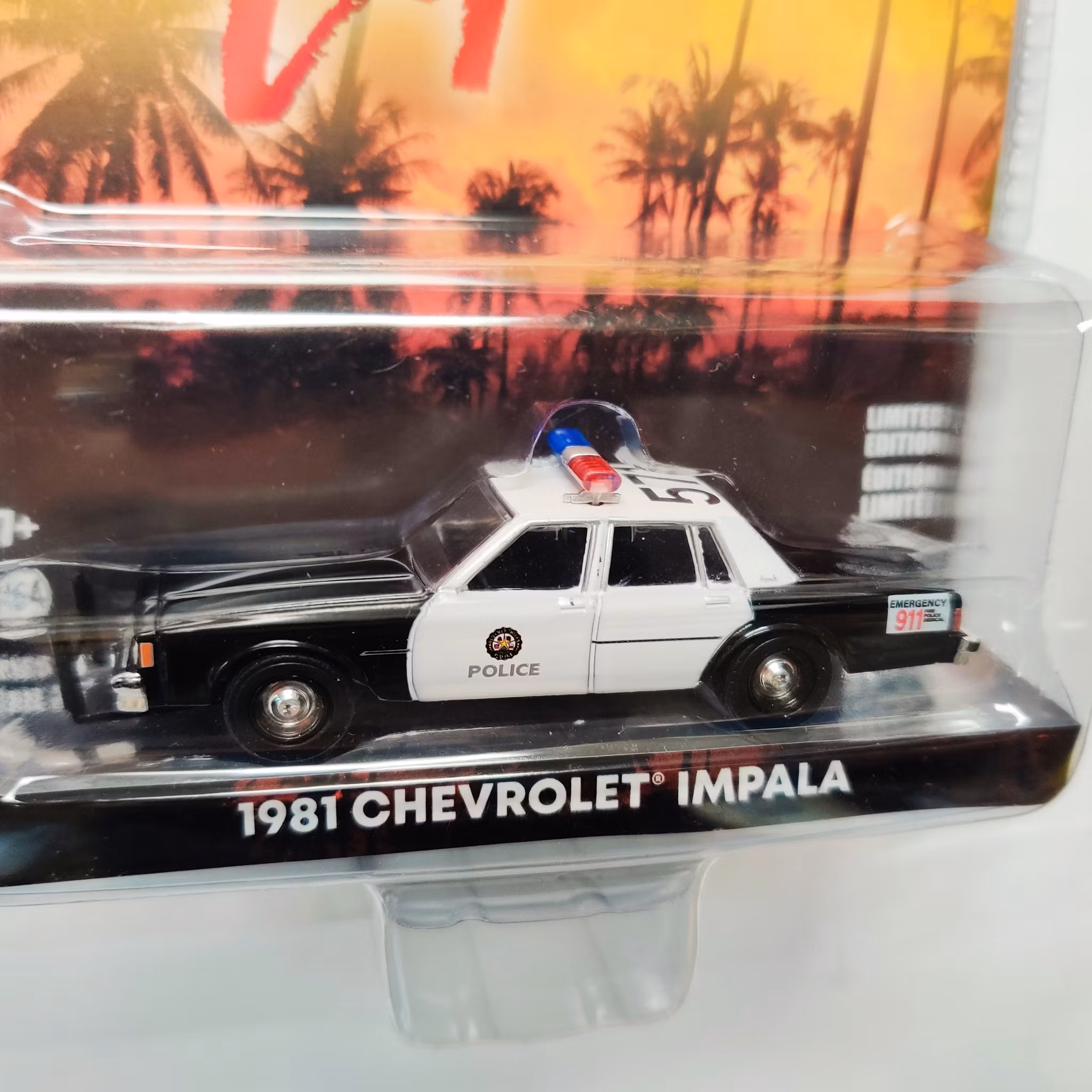 Skala 1/64 Greenlight "Beverly Hills Cop" Chevrolet Impala 1981