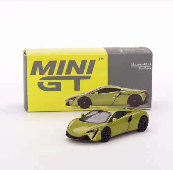 Skala 1/64 - McLaren Artura, Flux Green (496) fr MINI GT