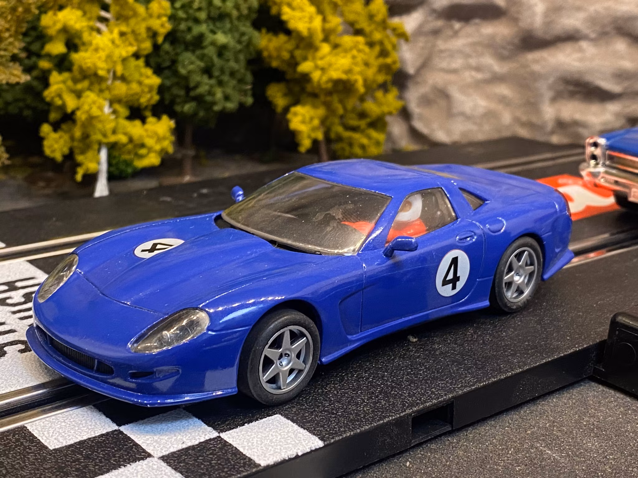 Skala 1/32 Used analogue slotcar: Chevrolet Corvette (NC-1 Engine) fr Ninco