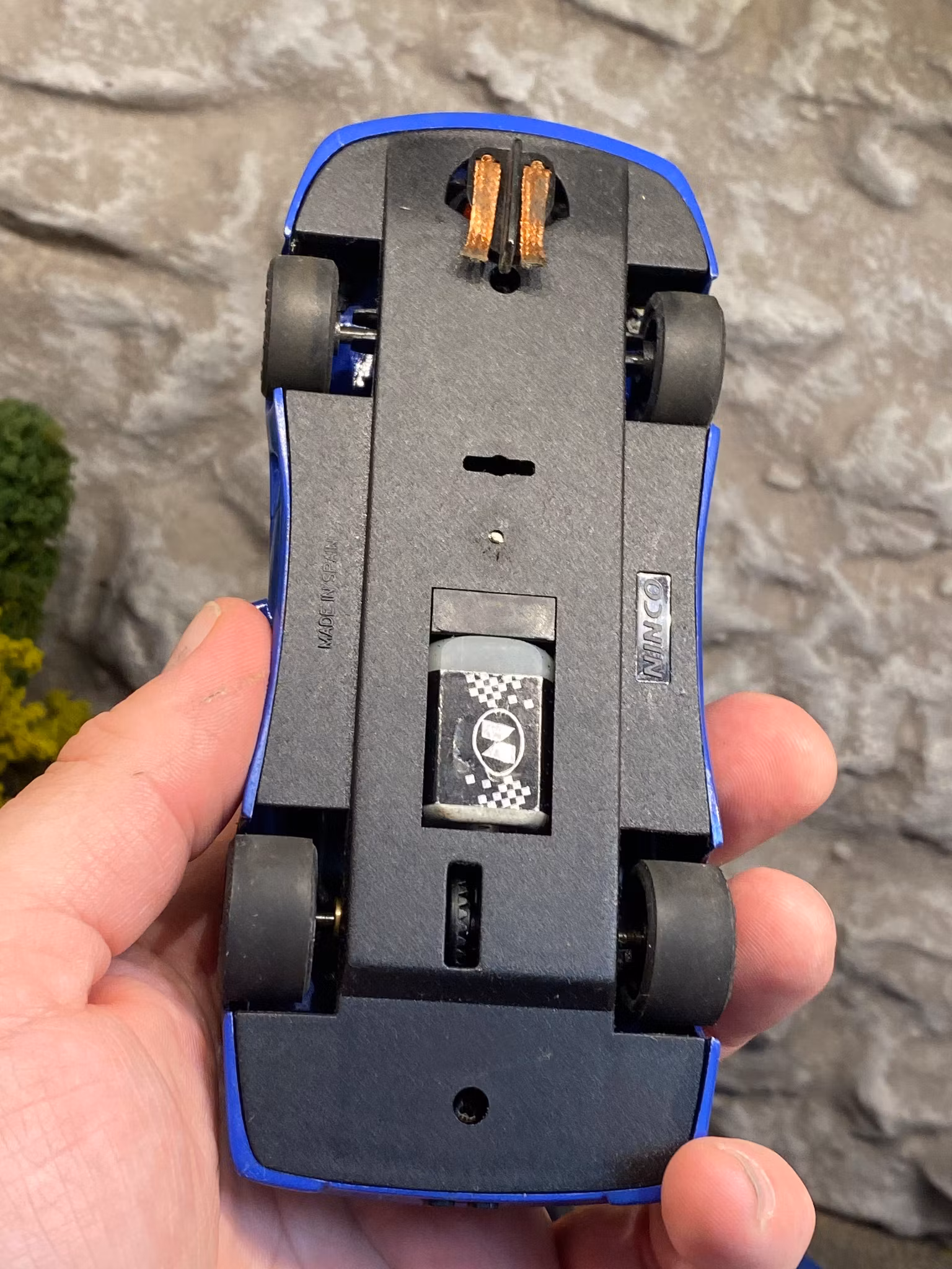 Skala 1/32 Used analogue slotcar: Chevrolet Corvette (NC-1 Engine) fr Ninco