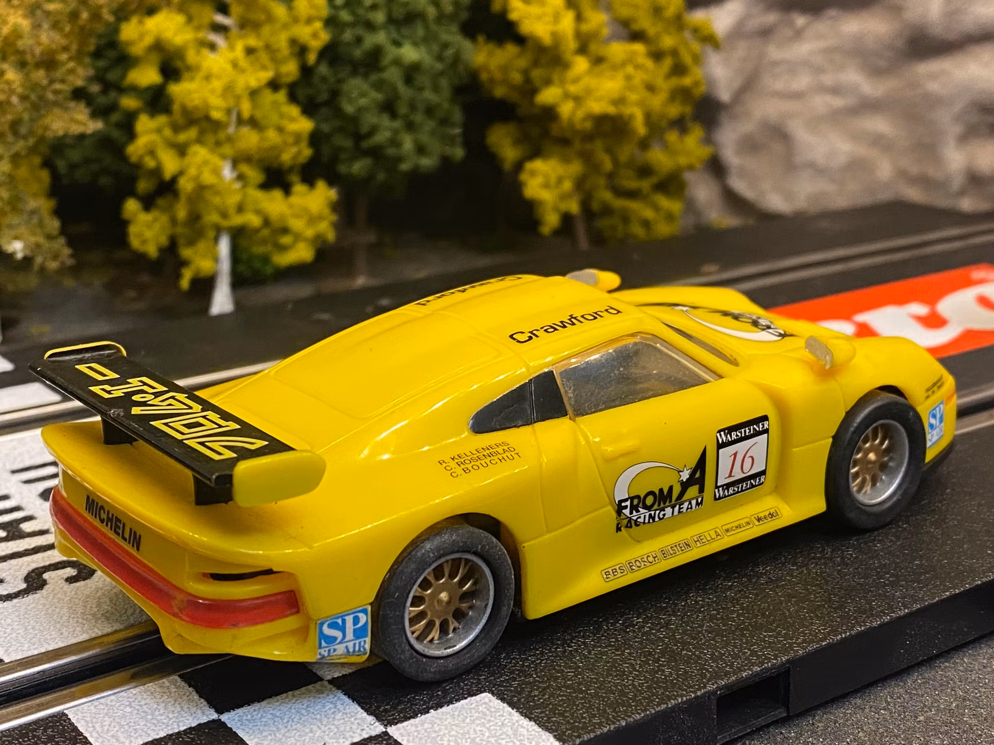 Skala 1/32 Used Analoge slotcar: Porsche 911 GT1, C Rosenblad, etc. fr Cartronic