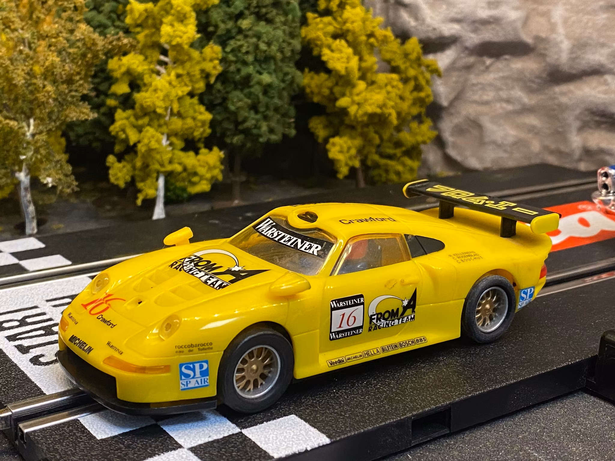 Skala 1/32 Used Analoge slotcar: Porsche 911 GT1, C Rosenblad, etc. fr Cartronic
