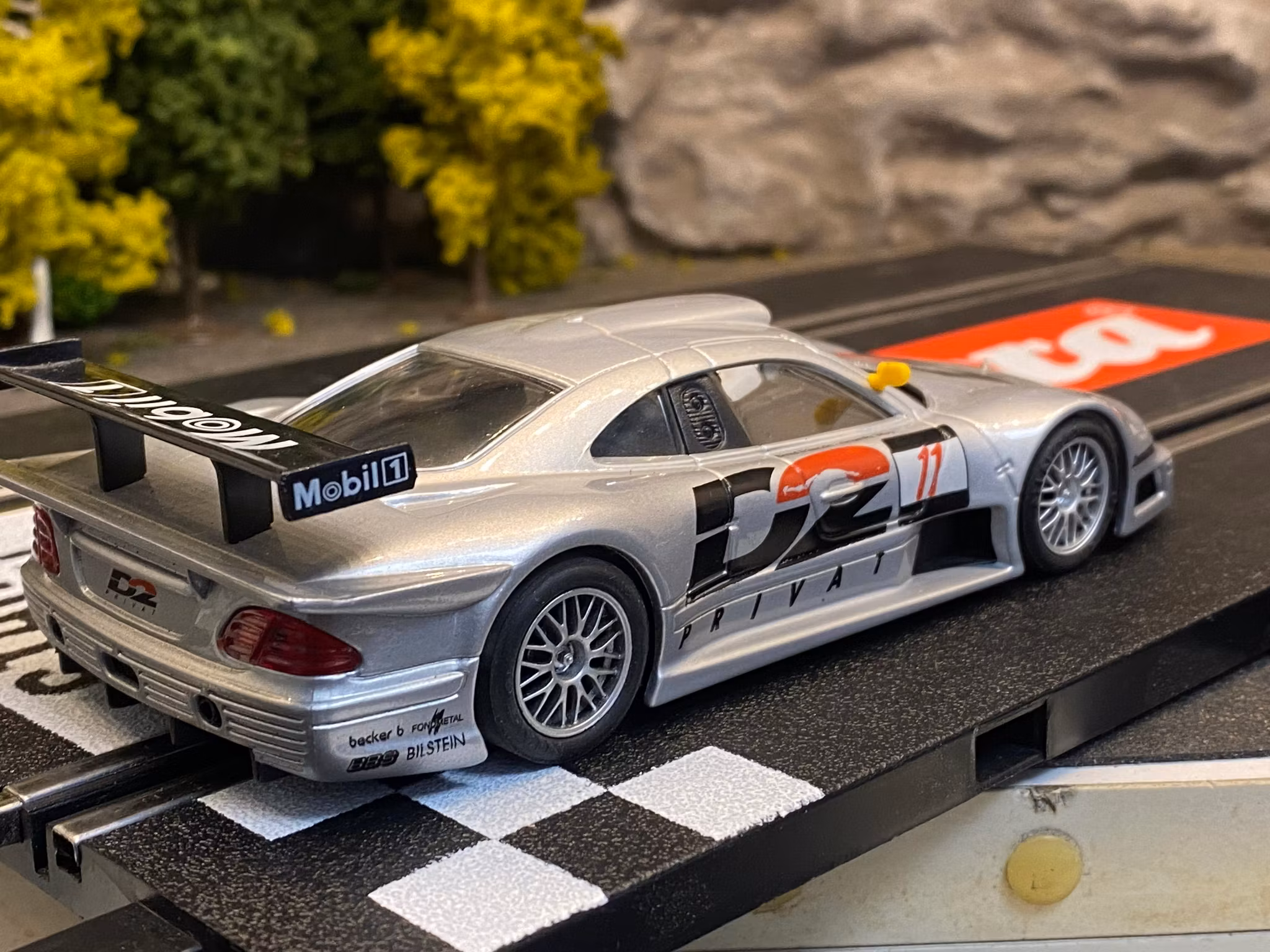 Skala 1/32 Used analogue slotcar: Mercedes-Benz CLK "D2" fr Ninco  (NC-2)