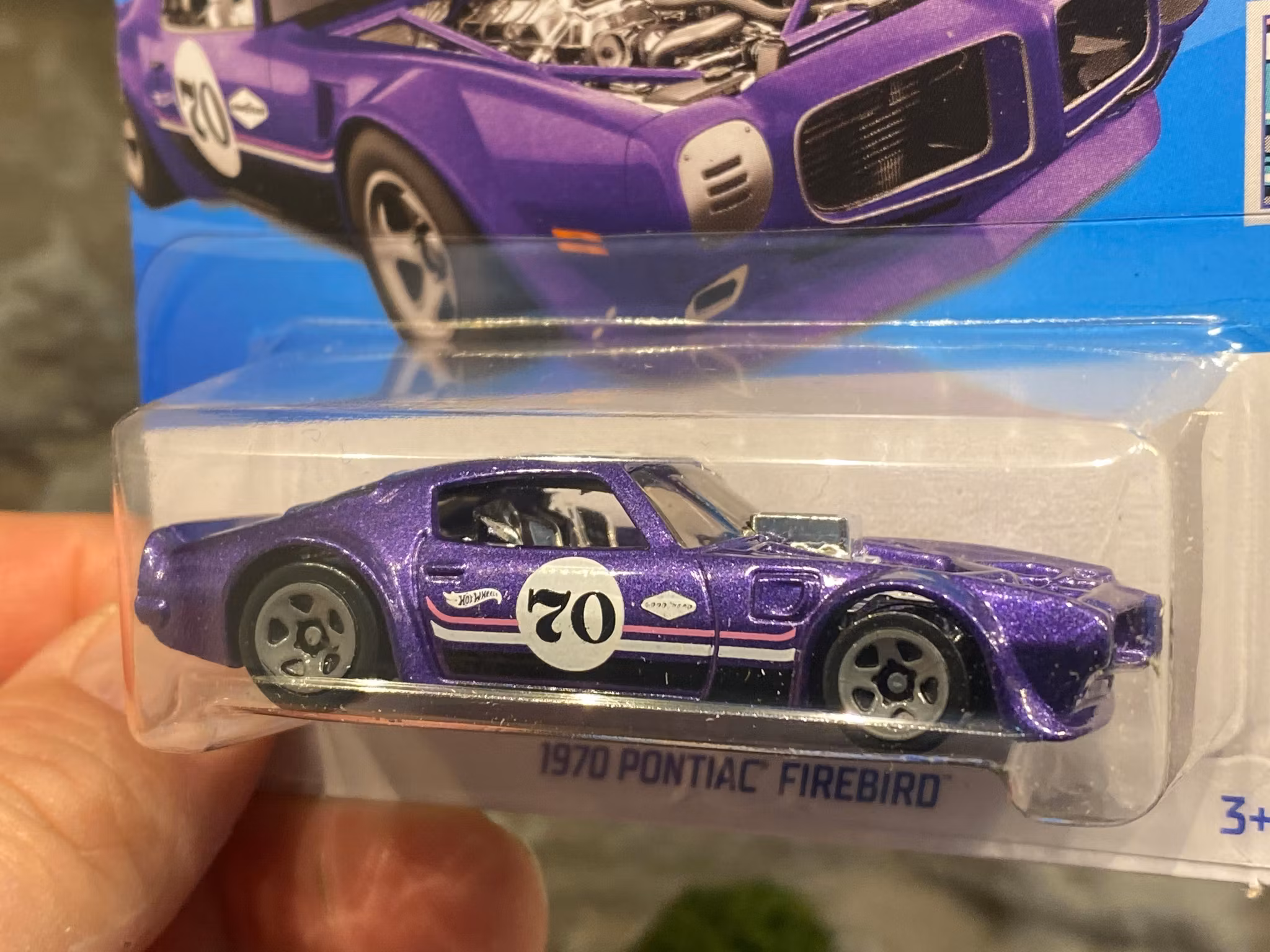 Skala 1/64 Hot Wheels, Pontiac Firebird 1970', Purple #20
