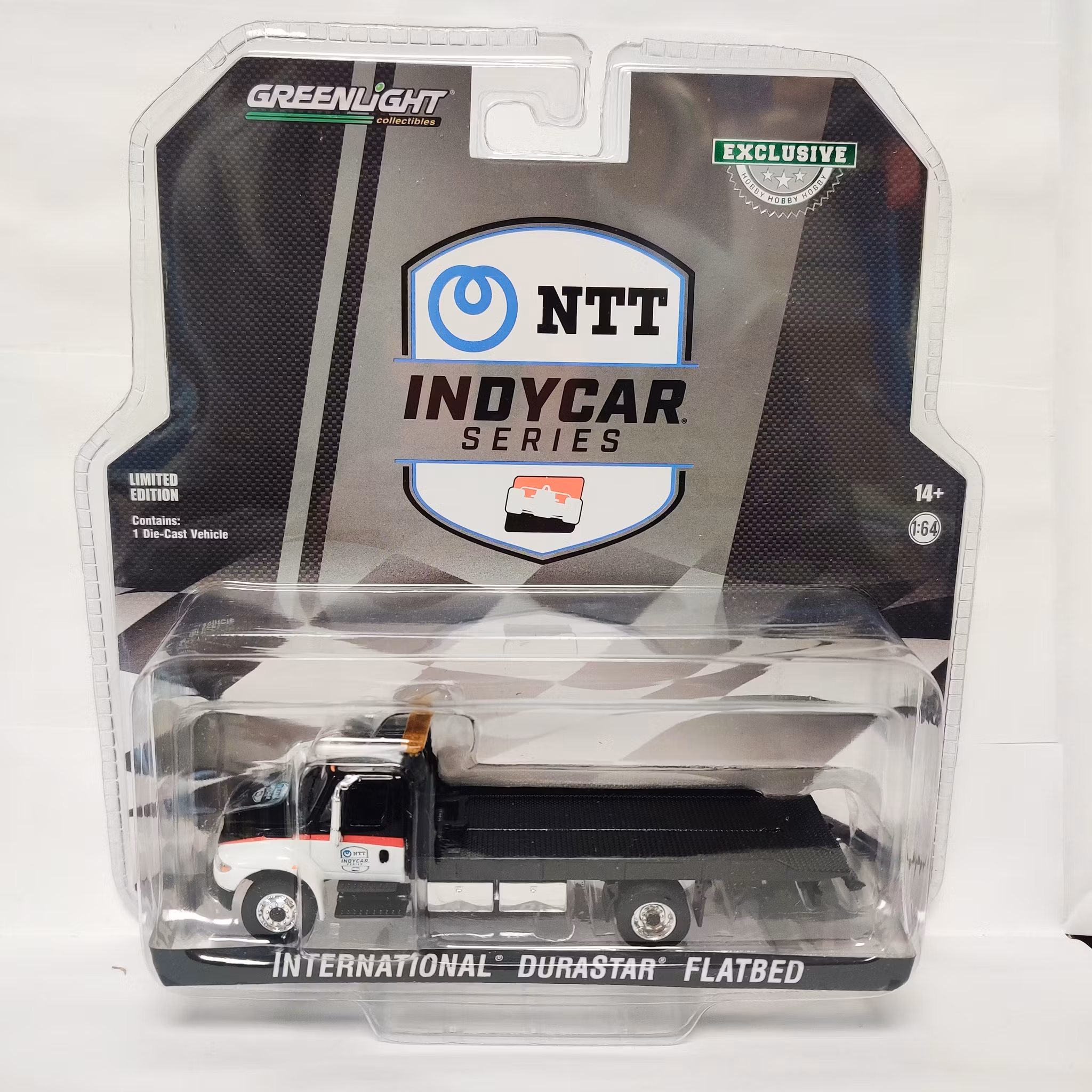 Skala 1/64 Greenlight Excl. - International DuraStar Flatbed - NTT Indycar Series Lim.Ed