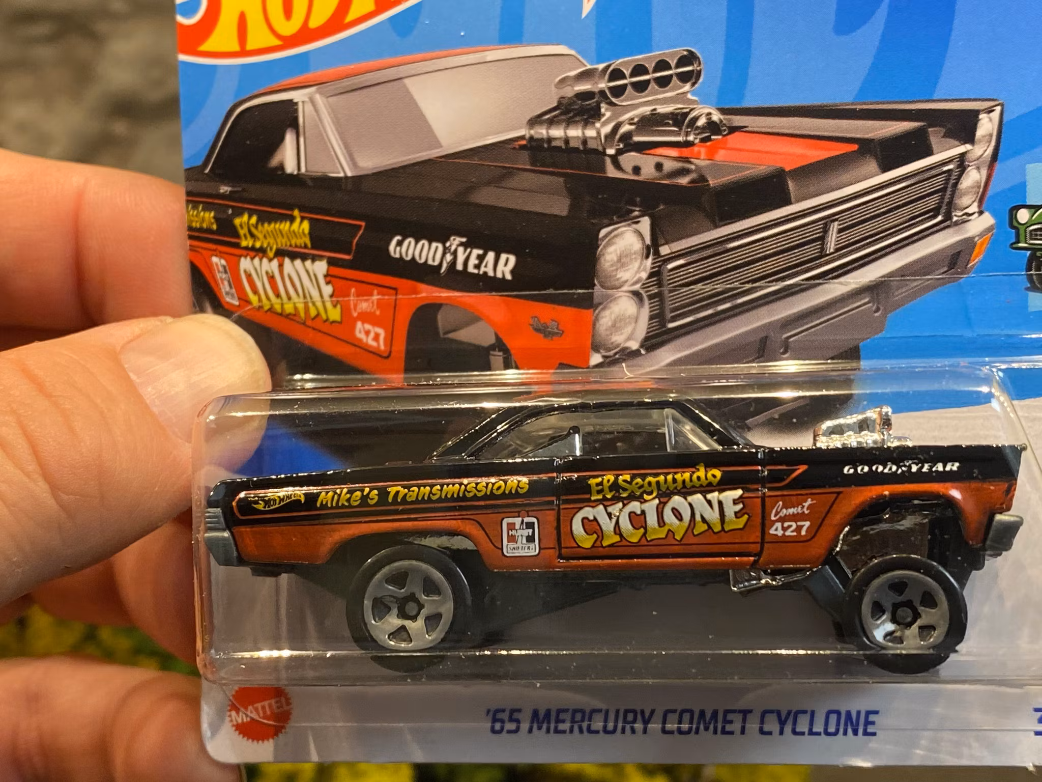 Skala 1/64 Hot Wheels: Mercury Comet Cyclone 65'