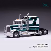 Skala 1/43 NYHET! Kenworth W900, 1990 Green/white, fr IXO Models