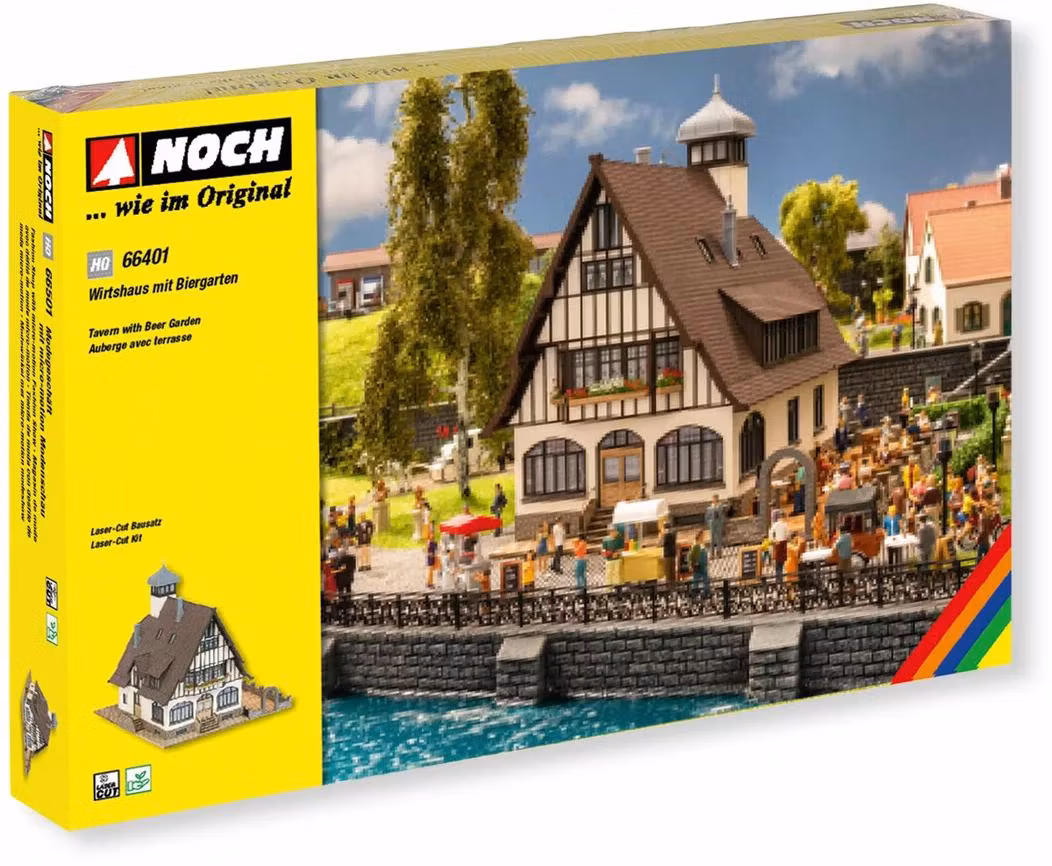 NOCH 66401 Taverna med öl-uteservering/Tavern with Beer Garden