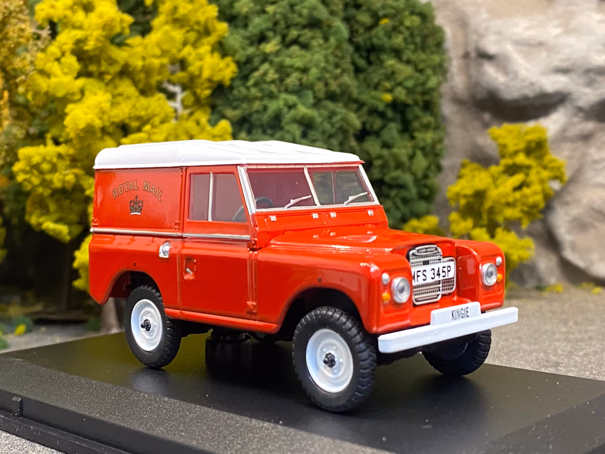 Skala 1/43 Land Rover Series III Royal Mail, Red, Rhd fr Oxford Commercials