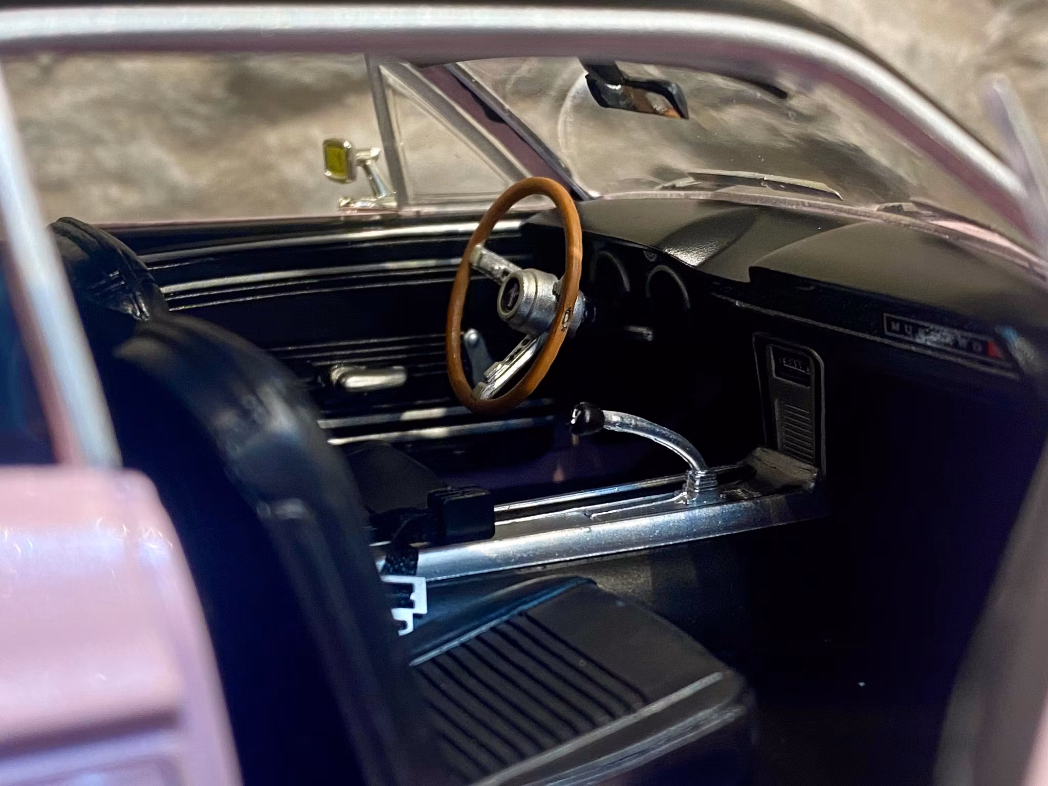 Skala 1/18 1967 Ford Mustang Coupe, Evening Orchid fr Greenlight