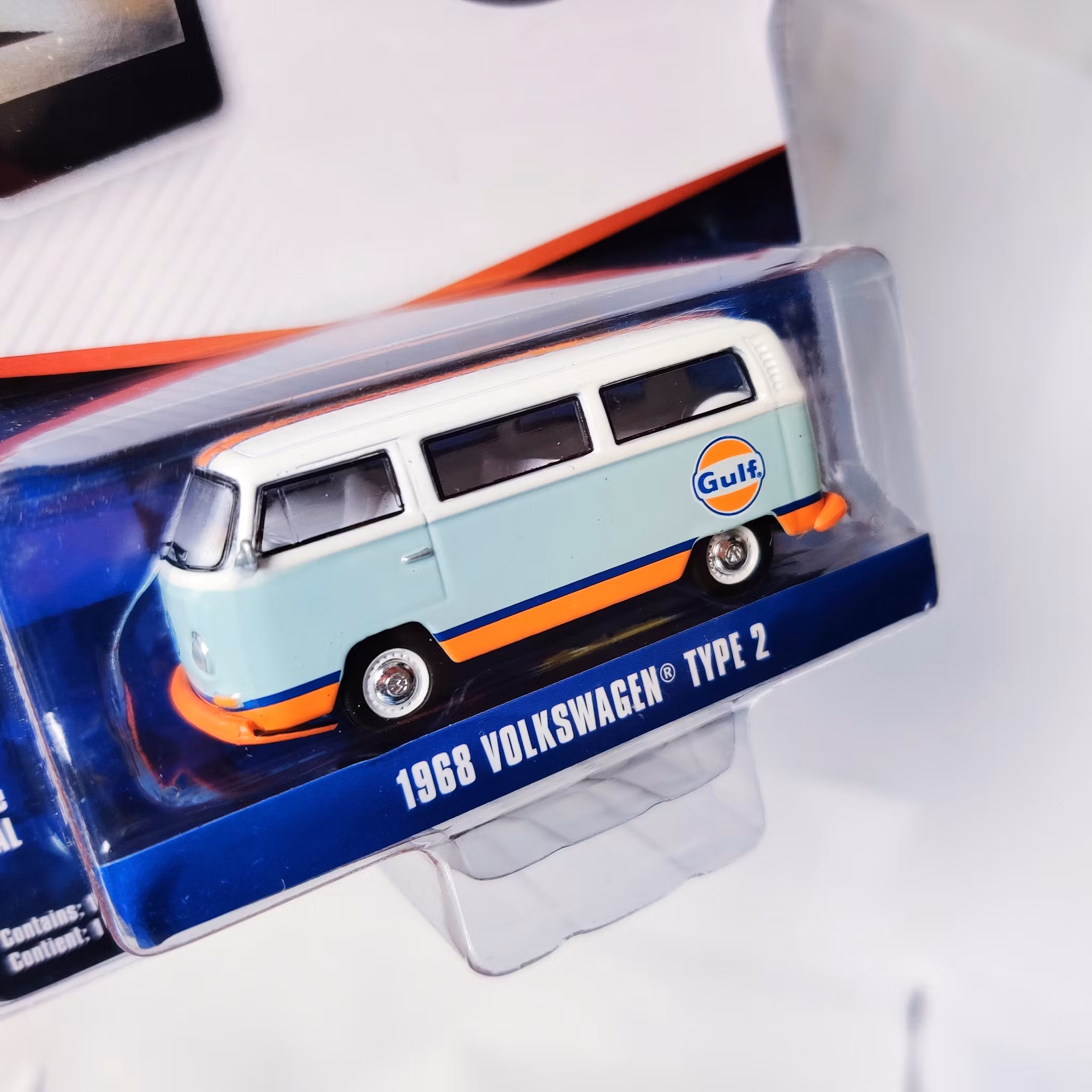 Skala 1/64 Greenlight "Club V-dub" Volkswagen T2 Type 2 68' GULF