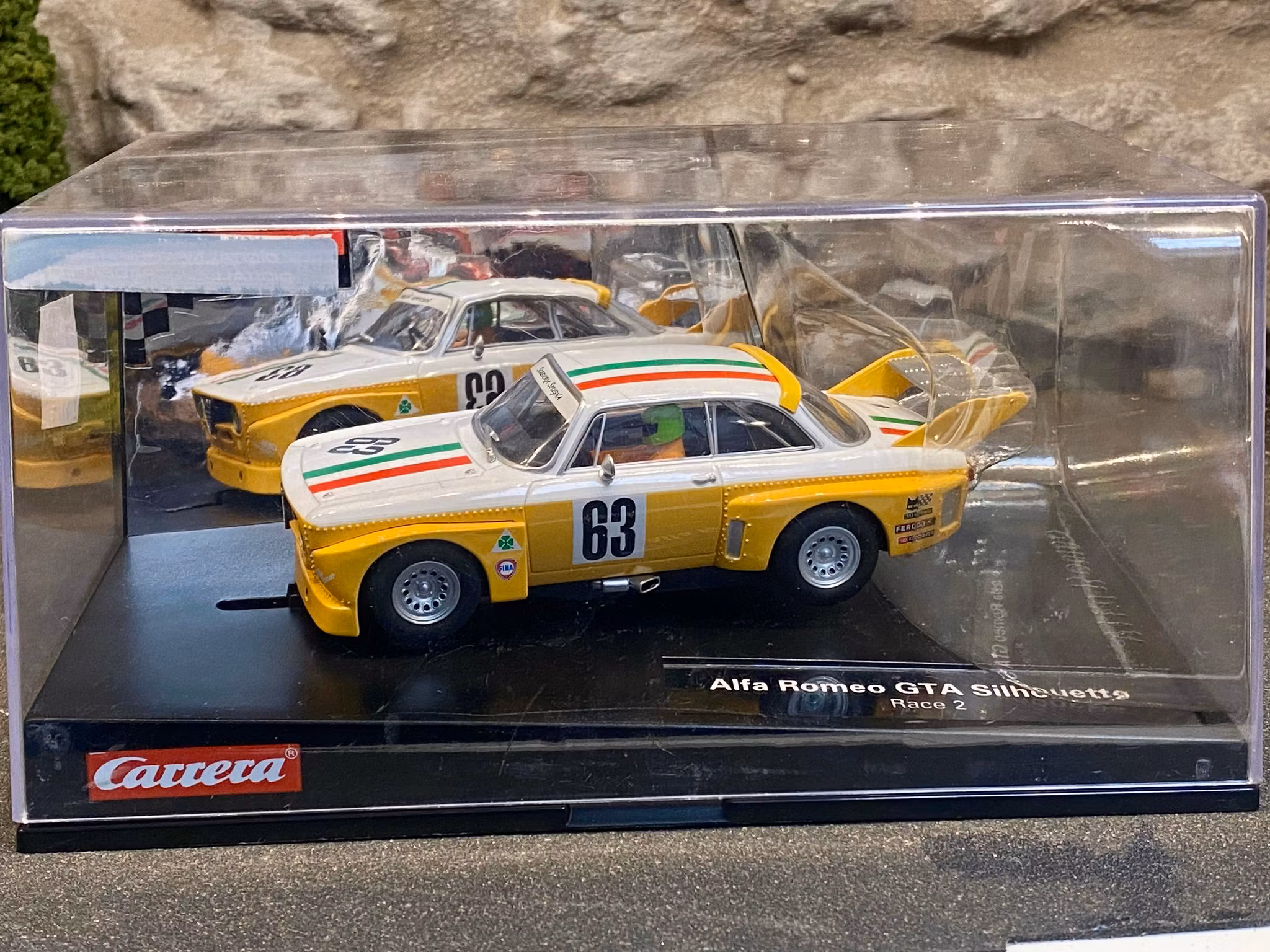 Skala 1/32 Analog Slotcar fr Carrera: Alfa Romeo GTA Silhouette, Race 2