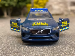 Skala 1/64 Volvo V90 Svenska Tullverket (Swedish Customs) fr Majorette
