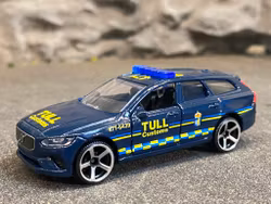 Skala 1/64 Volvo V90 Svenska Tullverket (Swedish Customs) fr Majorette