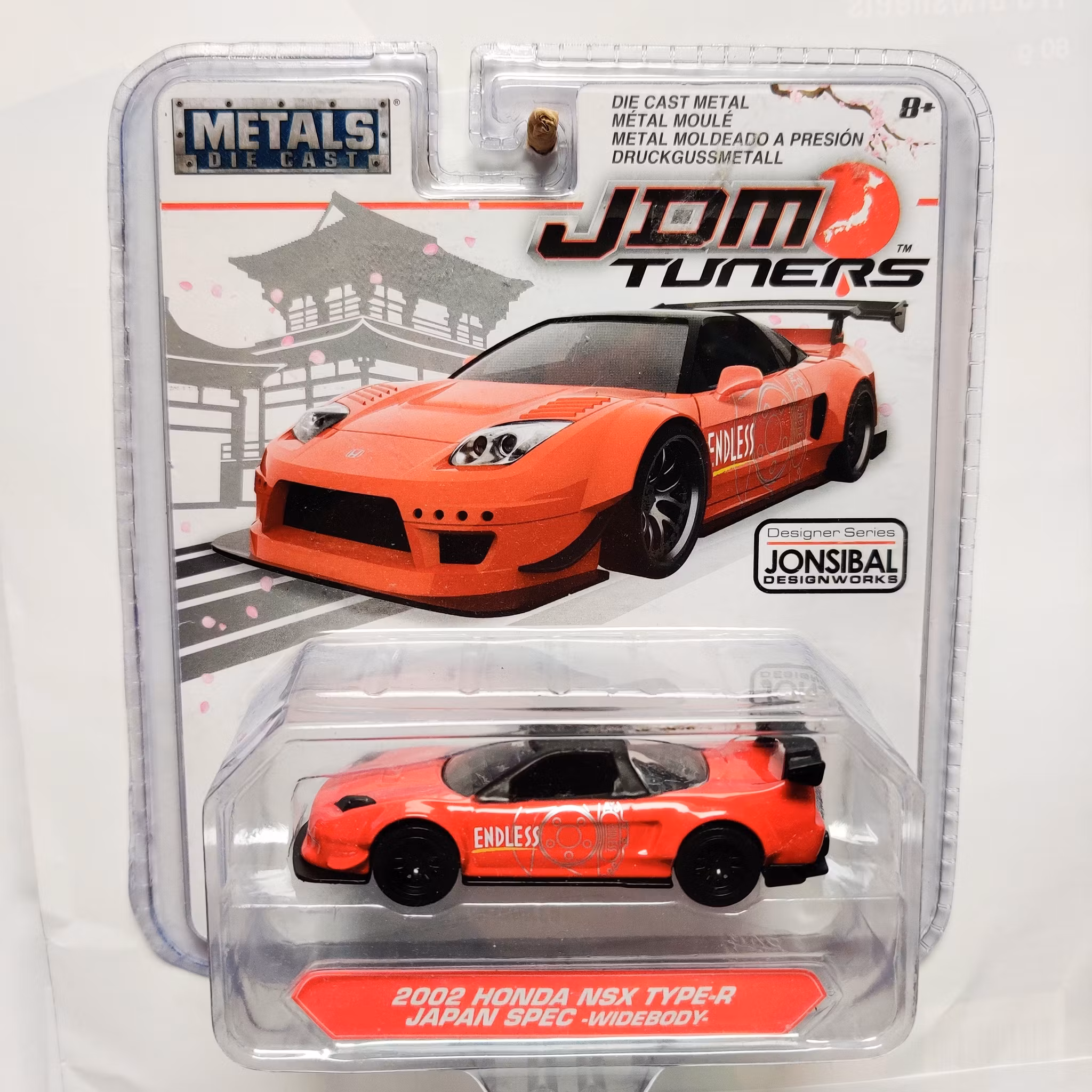 Skala 1/64 (1/55) Honda NSX Type-R Japan spec Widebody 2002 JDM Tuners fr Jada