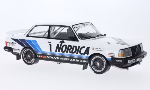 Skala 1/18 VOLVO 240 Turbo #1 Nordica ETCC, A Olofsson fr IXO Models
