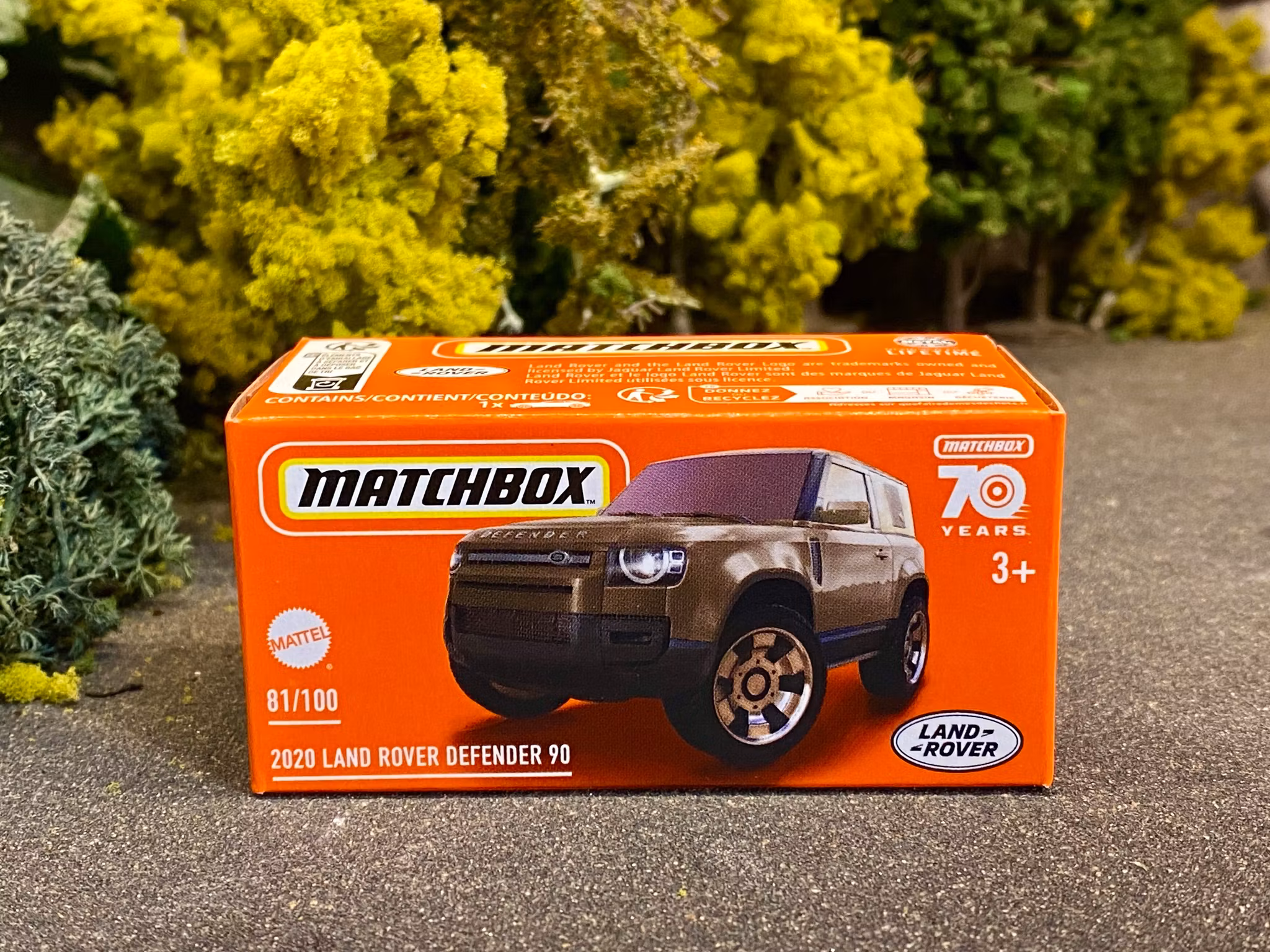 Skala 1/64 Matchbox 70 years - 2020 Land Rover Defender 90