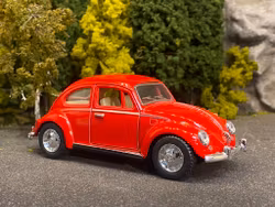 Skala 1/32 Volkswagen Beetle/Bubbla Typ 1 1967' Red fr Kinsmart